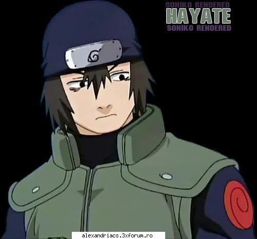 Hayate Gekko - Hayate Gekko- Este examinatorul rundelor - Naruto