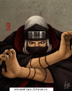 kakuzu- face parte din akatsuki şi este coleg de cu hidan. el are cinci inimi, două din