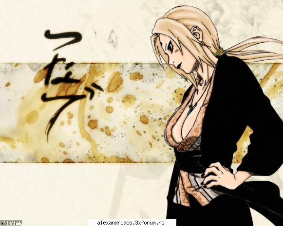 Tsunade al 5th-lea Hokage - Nume: Tsunade Putere: Medical Jutsu , Summonig - Naruto